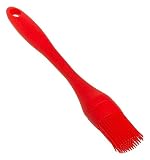 All Silicone 10-Inch Basting Brush in Red