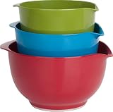 Trudeau Melamine Mixing Bowls