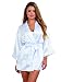Dreamgirl Women's Shalimar Charmeuse Robe Set