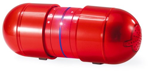 Elektronik und Foto: Addex AD 280 Radio rot