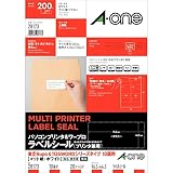 エーワン パソコンプリンタ&ワープロラベル 東芝Rupo&TOSWORDシリーズタイプ10面用 A4判 10面 20シート(200片) 28173
