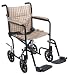 Drive Medical Fw19db Fly-Weight Transport Chair, 19 Inch, Tan Plaid Picture