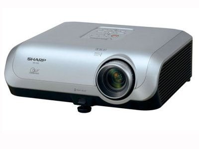 Festplatten: Sharp XR 10 S HDTV DLP-Projektor (2000 ANSI Lumen, Kontrast 2000:1) silber