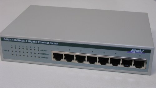 Festnetztelefone: Fiberline FL-3008s 8-Port Gigabit Ethernet Switch,