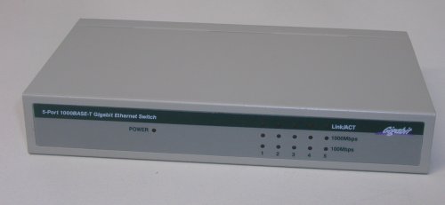 Festnetztelefone: Fiberline FL-3005s 5-Port Gigabit Ethernet Switch,