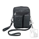 Embassy Solid Genuine Leather Personal Handbag