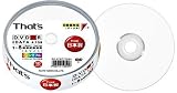 That's DVD-Rデータ用 8倍速 10枚スピンドルケース プリンタブル 白 DR-47WPY10BA