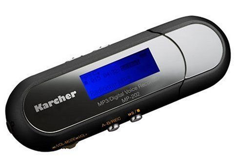 Kompaktanlagen: Karcher MP-202 Tragbarer MP3 Player mit 512 MB