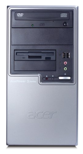 Acer AcerPower S220 Desktop-PC (Intel Celeron 2.8GHz, 512MB RAM, 80GB HDD, DVD-ROM, Intel 845GV Grafik)