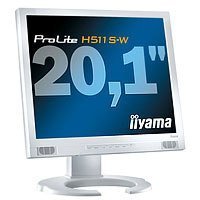 Navigationssysteme: Iiyama PRO LITE H511S-W 20 Zoll TFT Monitor wei�/beige DVI