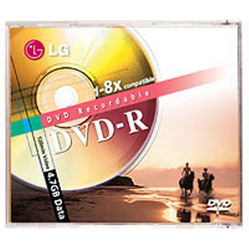 Lautsprecher: LG DVD-R Disk 10Pk. DVD-R Rohling 4700MB 120min 8xSpeed Jewelcase