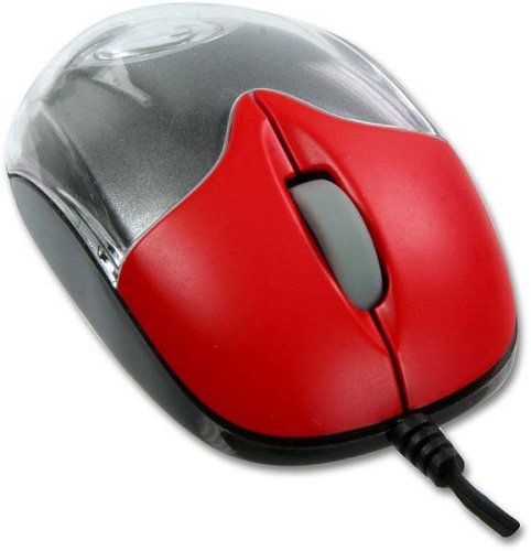Computerzubeh&ouml;r: X-TENSIONS XM-132 Ultra Mini Maus Red Glow