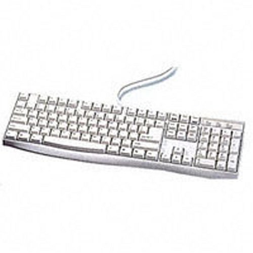 Kompaktanlagen: KeySonic ACK-230 Tastatur PS/2 105 Tasten MS W95 D Weiss