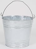 Galvanized Water Pails - 1208 8 QT. GALVANIZED WATER PAIL