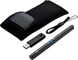 KOKUYO レーザーポインタ IC-GREEN for PC サシ-81 (ペンタイプ, 緑色光, パワーポイント操作機能)
