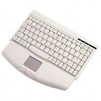 Kompaktanlagen: KeySonic ACK-540 Tastatur PS/2 89 Tasten MS W95 D + Touchpad Weiss