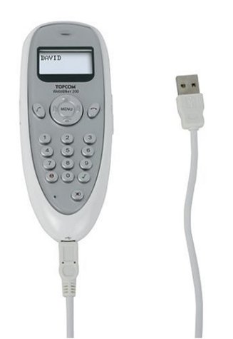 TV Ger&auml;te: Topcom Webtalker 200 VoIP Schnurgebundenes Voice over IP Telefon �ber USB-Kabel