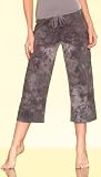 Tie Dyed French Terry Capri by Reflex