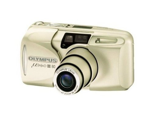 DVD Player: Olympus �[mju:]III 80 CG Timeless Kit inkl. Tasche, Film & Sportarmbanduhr