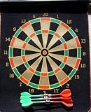 Magnetic Dart Board, 5 8" x 7 9" size, with Customized Darts in a color retail box