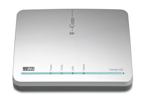 TV Ger&auml;te: T-Com Teledat 302 T-DSL Modem mit Ethernet Schnittstelle