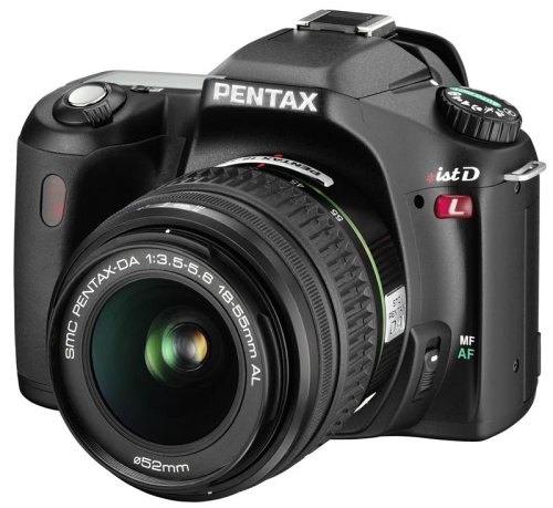 Projektoren: Pentax *istDL SLR-Digitalkamera (6 Megapixel) schwarz inkl. DA 18-55 / 3,5-5,6 und DA 50-200 Objektiv