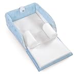 Deluxe Snuggle Nest In Blue Patchwork Print By Baby Delight