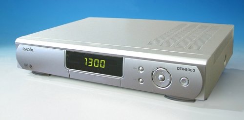 Speicherkarten: Radix DTR 9000 DVB-T Single Receiver silber