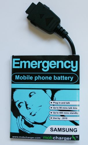 MP3 Player: Mob Charger Rescue Battery f�r Samsung Handys