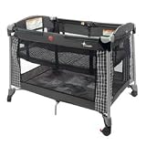Light & Portable Play Yard - Charcoal Plaid