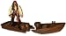 Pirates of the Caribbean 3 3/4 Action Figures with Deluxe Accessories - Jack Sparrow with Skiff/Longboat and Canon