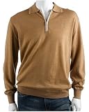 Zegna Mens Polo Zip Sweater