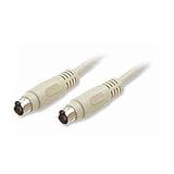PS2 Mini Din 6m To Din 6m, 25ft