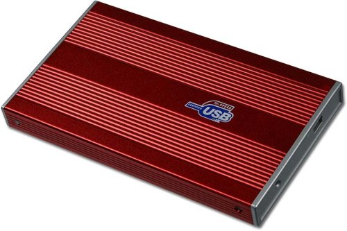 Digitalkameras: DLX-25-RD Datalux 2.5" Festplattengeh�usse, rot