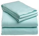 Royal Heritage Collection 100% Cotton Jersey Knit Sheet Set - Mint Twin
