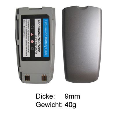 TV Ger&auml;te: Telebox Akku 900 mAh LiIon f�r Samsung R200
