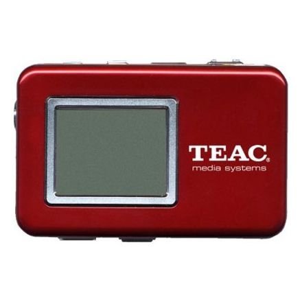TV Ger&auml;te: Teac MP 400 Tragbarer MP3-Player 1 GB rot