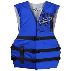 MW Universal Adult Life Jacket Vest - Blue & Black