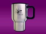 Pit Bull Terrier - Travel Mug - Laser engraved