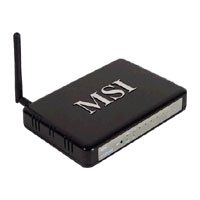 MP3 Player: MSI RG54GS2 Wireless WLAN Router 4xLAN 1xWAN 1xUSB