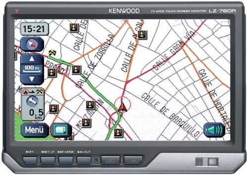 Kompaktanlagen: Kenwood LZ-760R, 17,5cm Touch Screen Farb Monitor zum Aufbau auf dem Armaturenbrett