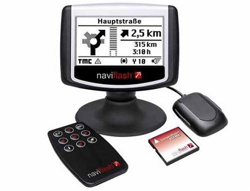 NoteBook: Naviflash mobile Navigation wei�es Display mit TMC PNA Navigationssystem