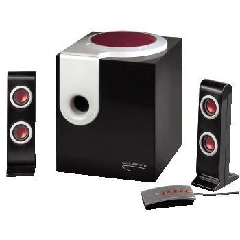 Heimkinosysteme: Hama 2.1 Subwoofer-System "Sonic digital 10" Lautsprecher