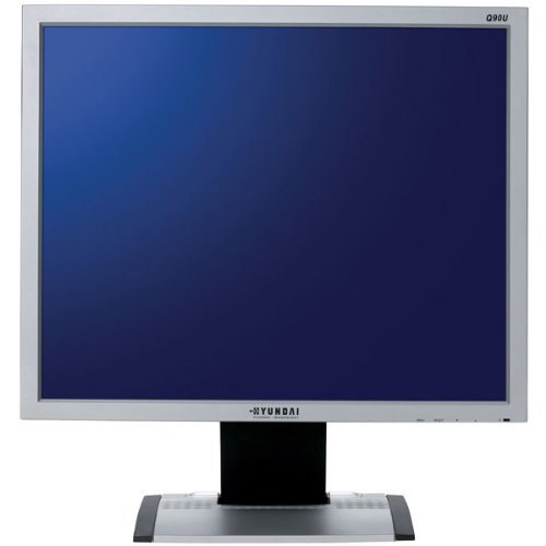 Heimkinosysteme: Hyundai ImageQuest Q90U 19 Zoll TFT Monitor silber DVI (Kontrast 700:1, 3 Ms Reaktionszeit)