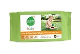 Seventh Generation Baby Wipes Travel Packs, Chlorine Free and Unscented, 40-Count Packages (Pack of 12)