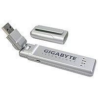 Handys ohne Vertrag: Gigabyte USB Stick Storage/Wireless LAN Card Funk-LAN Adapter USB 2.4 GHz 11 Mbps