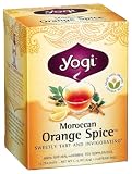 Yogi Tea Morocco Orange Spice, Tea Bags, 16-Count Boxes (Pack of 6)