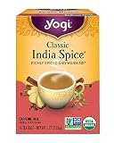 Yogi Tea Classic India Spice, Tea Bags, 16-Count Boxes (Pack of 6)