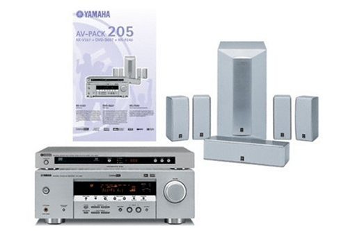 Rohlinge: Yamaha AV-PACK 205 (RX-V357/DVD-S657/NS-P240) Kompaktanlage titan