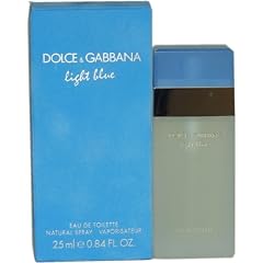 D & G Light Blue By Dolce & Gabbana For Women. Eau De Toilette Spray .8 Ounces